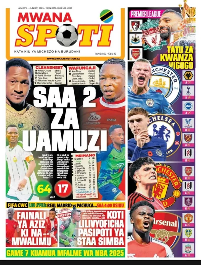 Yaliyomo Kwenye Magazeti ya Leo Jumapili Tanzani