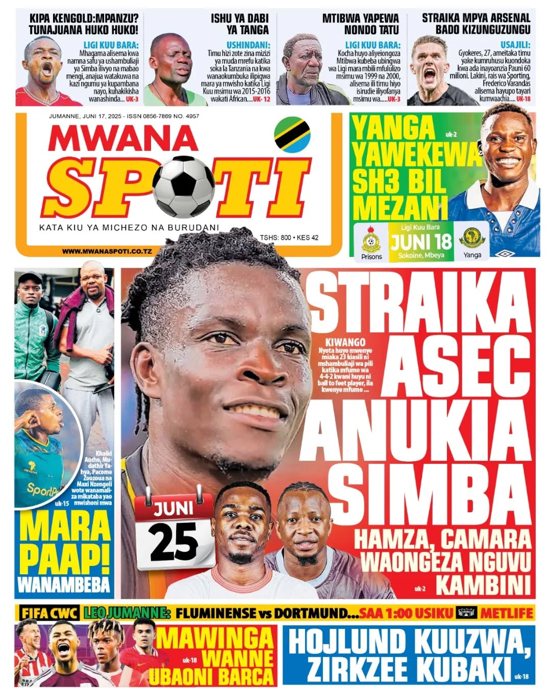 Magazeti ya Leo Tanzania – Jumanne Juni 17, 2025 20 1