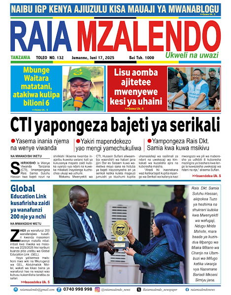 Magazeti ya Leo Tanzania – Jumanne Juni 17, 2025 18 10