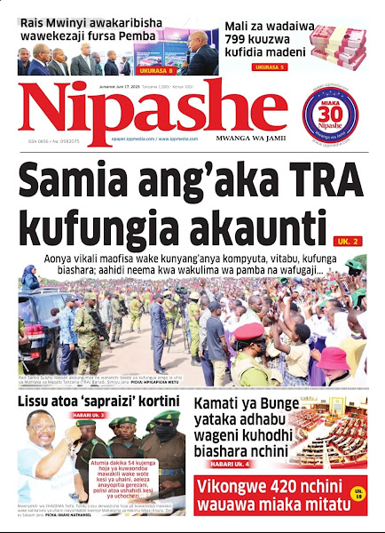 Magazeti ya Leo Tanzania – Jumanne Juni 17, 2025 3 16