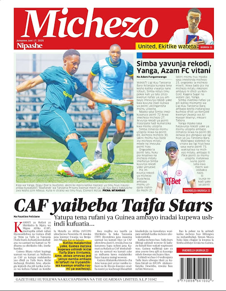 Magazeti ya Leo Tanzania – Jumanne Juni 17, 2025 14 17