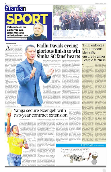 Magazeti ya Leo Tanzania – Jumanne Juni 17, 2025 15 18