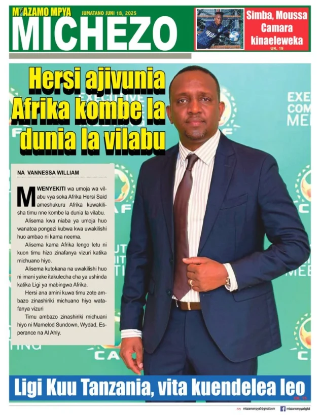 Magazeti ya Leo Tanzania – Jumatano Juni 18, 2025 20 19 1