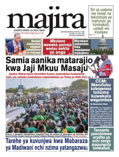 Magazeti ya Leo - Jumatatu Juni 16, 2025 18 19
