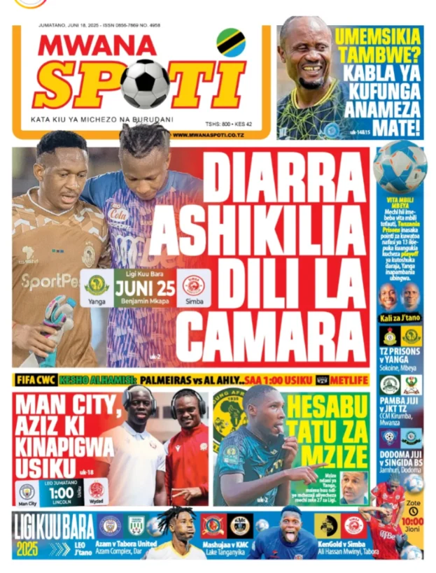 Magazeti ya Leo Tanzania – Jumatano Juni 18, 2025 1 1a
