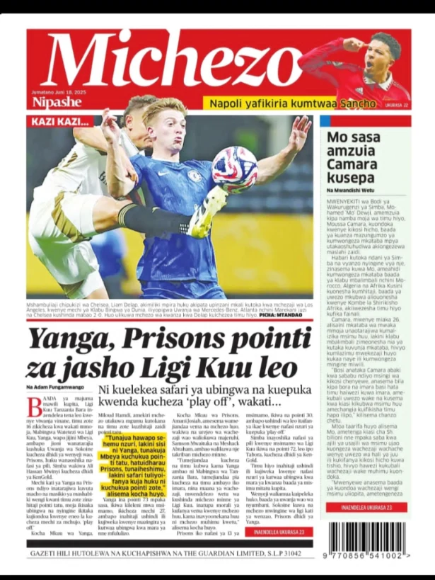 Magazeti ya Leo Tanzania – Jumatano Juni 18, 2025 4 2 1