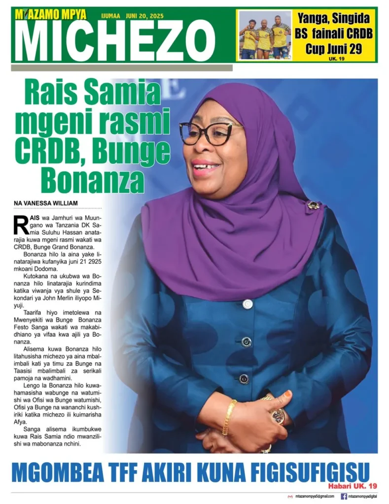 Magazeti ya Leo Tanzania Ijumaa – Juni 20, 2025 20 20 3