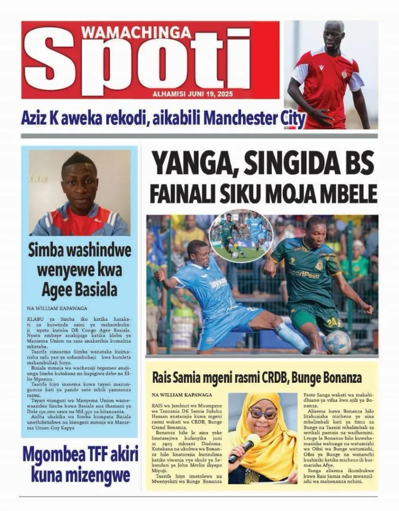 Magazeti ya Leo Tanzania Ijumaa – Juni 20, 2025 22 22 3