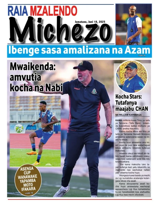 Magazeti ya Leo Tanzania – Jumatano Juni 18, 2025 24 23 1