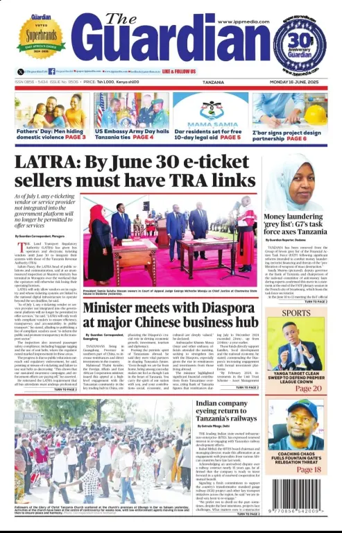 Magazeti ya Leo - Jumatatu Juni 16, 2025 24 25
