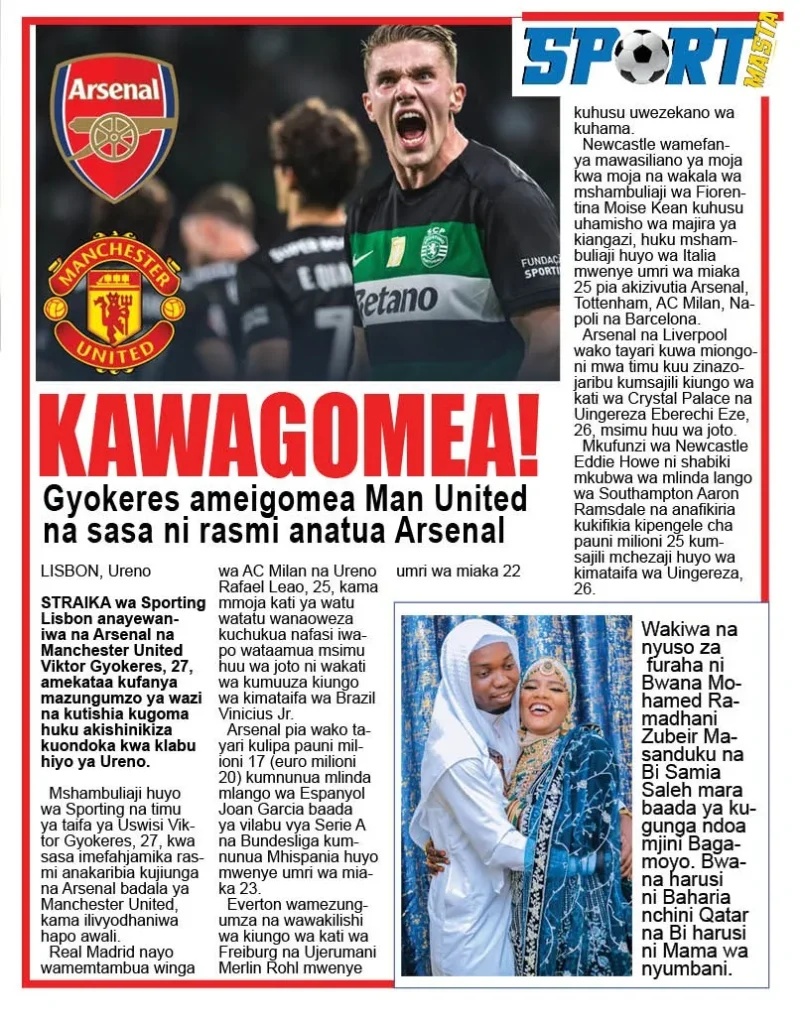 Magazeti ya Leo Tanzania Jumamosi – Juni 21, 2025 4 3 4