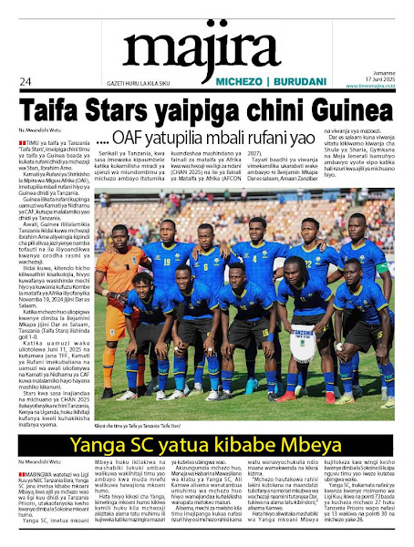 Magazeti ya Leo Tanzania – Jumanne Juni 17, 2025 17 4
