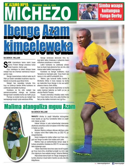 Magazeti ya Leo - Jumatatu Juni 16, 2025 6 4