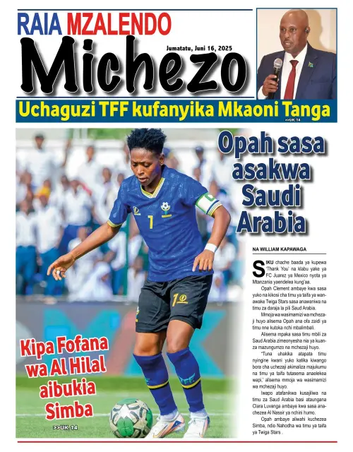Magazeti ya Leo - Jumatatu Juni 16, 2025 1 5