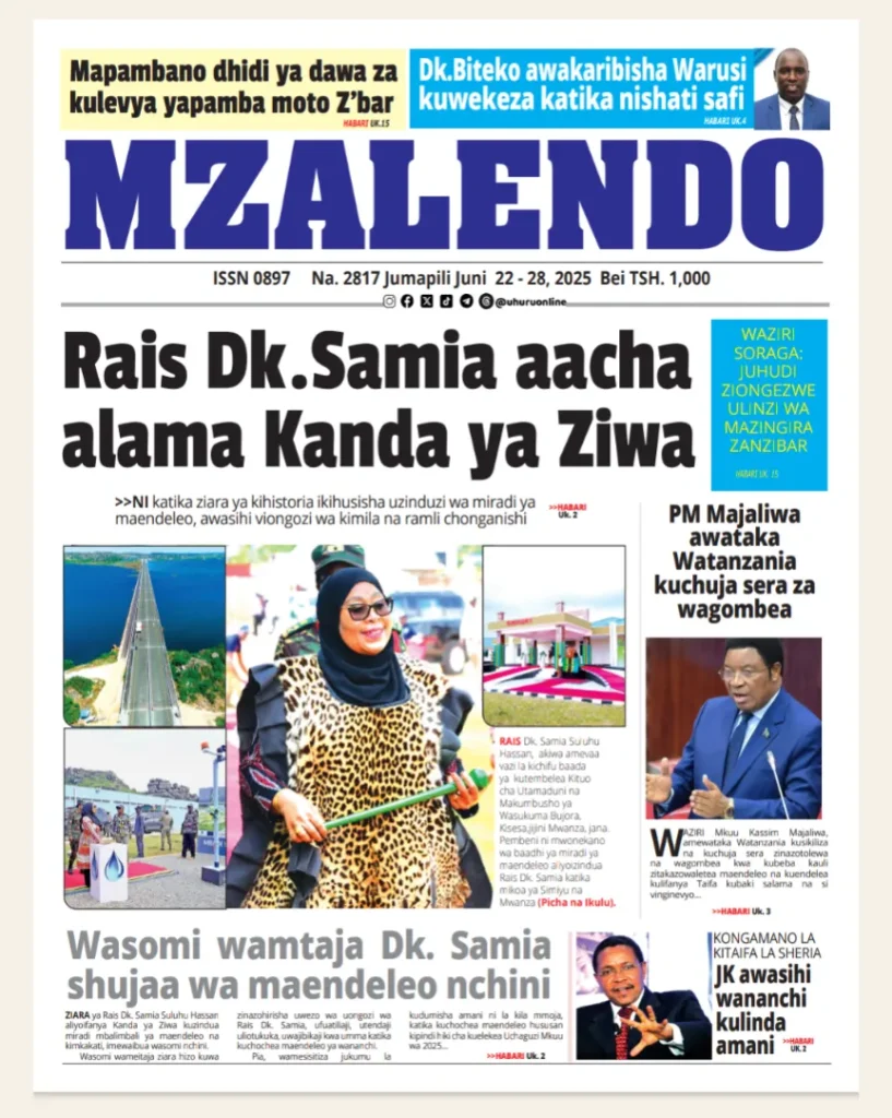 Kileleni Magazetini Leo: Samia, Mbunge Ajinyonga, Michezo Moto – Juni 22, 2025