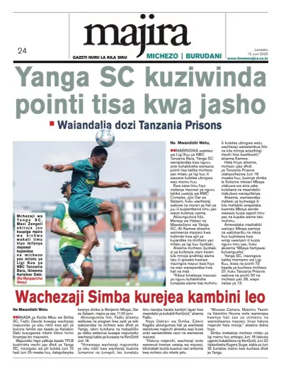 Magazeti ya Leo - Jumatatu Juni 16, 2025 8 9