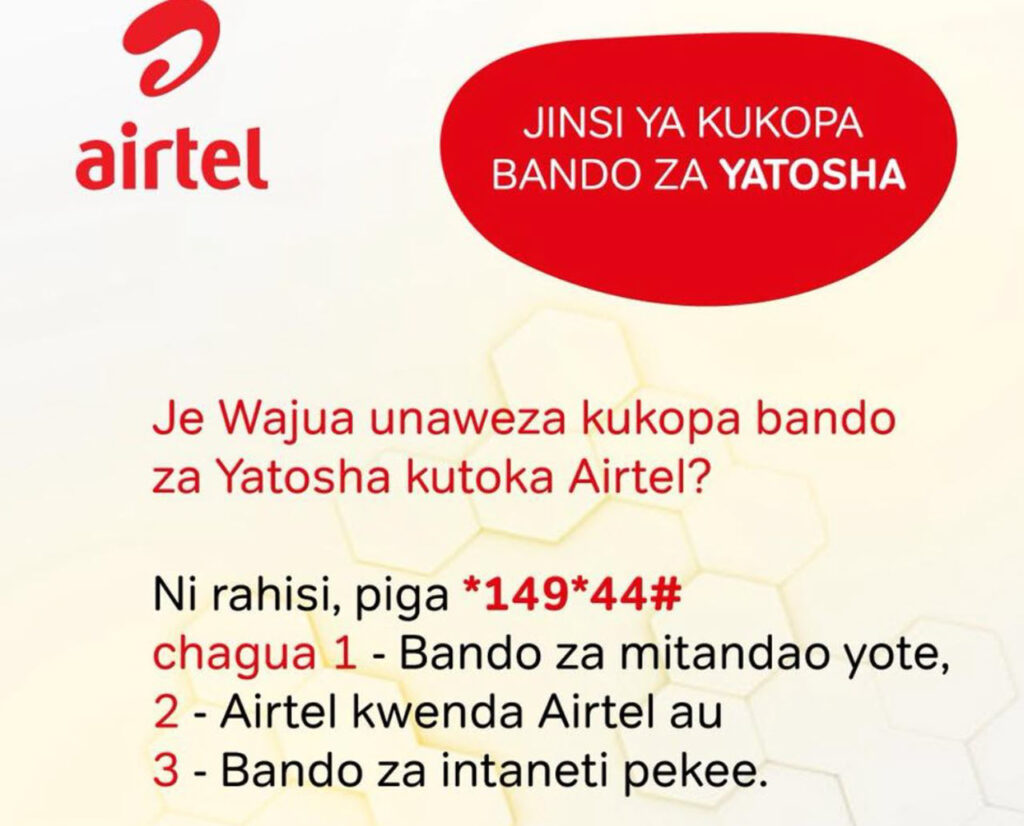 Jinsi ya Kukopa Salio Airtel (Menu Ya Kukopa Salio Airtel) 2025 1 Jinsi ya Kukopa Salio Airtel (Menu Ya Kukopa Salio Airtel)