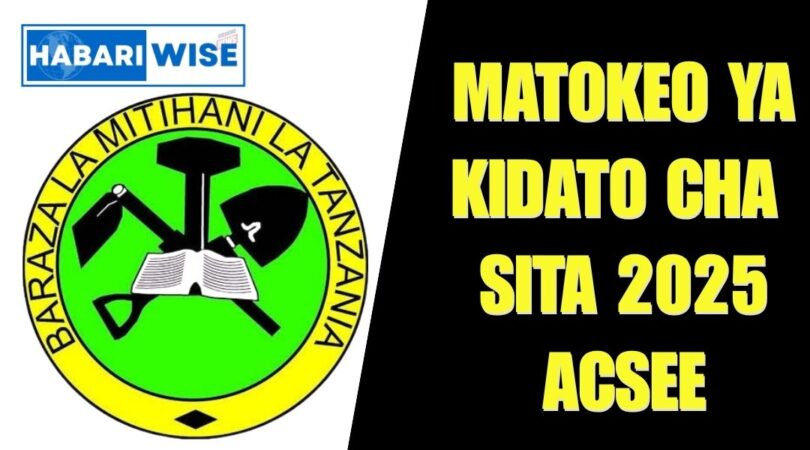 Matokeo ya Kidato cha Sita 2025 ACSEE