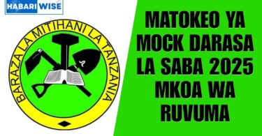 Matokeo ya Mock Darasa la Saba 2025 Mkoa wa Ruvuma