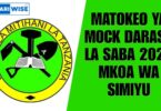 Matokeo ya Mock Darasa la Saba 2025 Mkoa wa Simiyu
