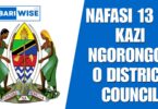 NAFASI 13 za Kazi Ngorongoro District Council