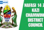 NAFASI 14 za Kazi Chamwino District Council