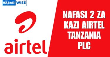 NAFASI 2 Za Kazi Airtel Tanzania PLC