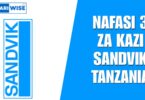 NAFASI 3 za Kazi Sandvik Tanzania