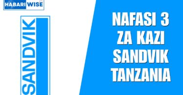 NAFASI 3 za Kazi Sandvik Tanzania