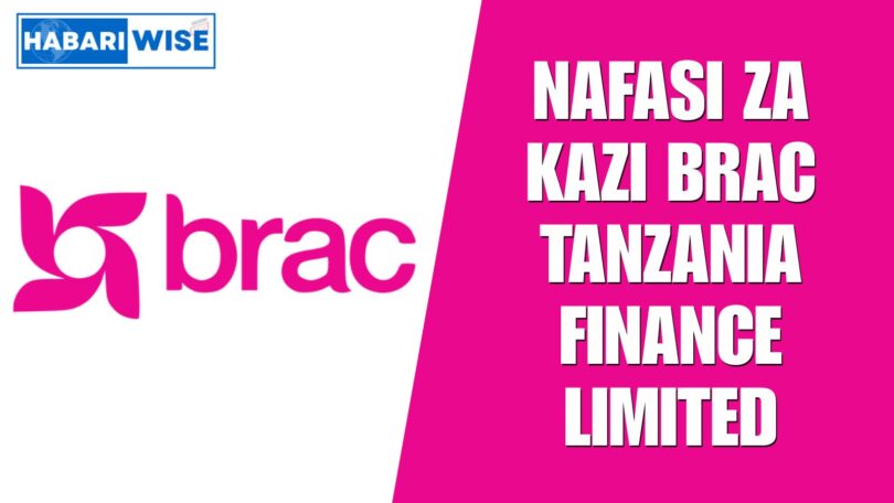 NAFASI Za Kazi BRAC Tanzania Finance Limited
