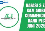 Nafasi 3 za Kazi Akiba Commercial Bank PLC