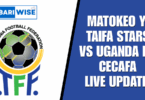 Matokeo ya Taifa Stars vs Uganda Leo 22 Julai 2025 - CECAFA (Live Updates)