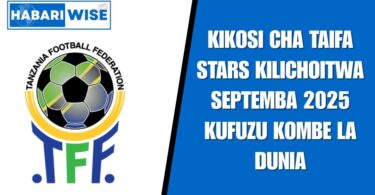 Kikosi cha Taifa Stars Kilichoitwa Septemba 2025 Kufuzu Kombe la Dunia