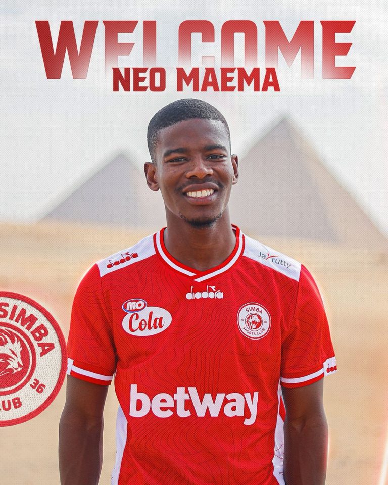 Neo Maema Asaini Simba SC