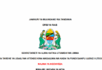 Ratiba Usaili Dereva Daraja II na Fundi Sanifu Ujenzi II AJIRA PORTAL