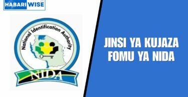 Jinsi ya Kujaza Fomu ya NIDA