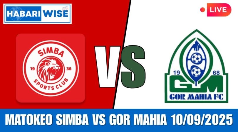 Matokeo Simba vs Gor Mahia 10/09/2025