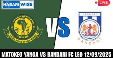 Matokeo Yanga vs Bandari FC Leo 12/09/2025