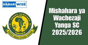 Mishahara ya Wachezaji Yanga SC 2025/2026