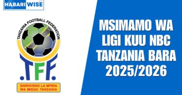 Msimamo wa Ligi Kuu NBC Tanzania Bara 2025/2026