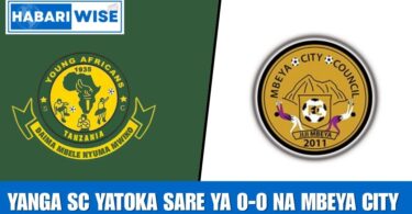 Yanga SC Yatoka Sare ya 0-0 na Mbeya City
