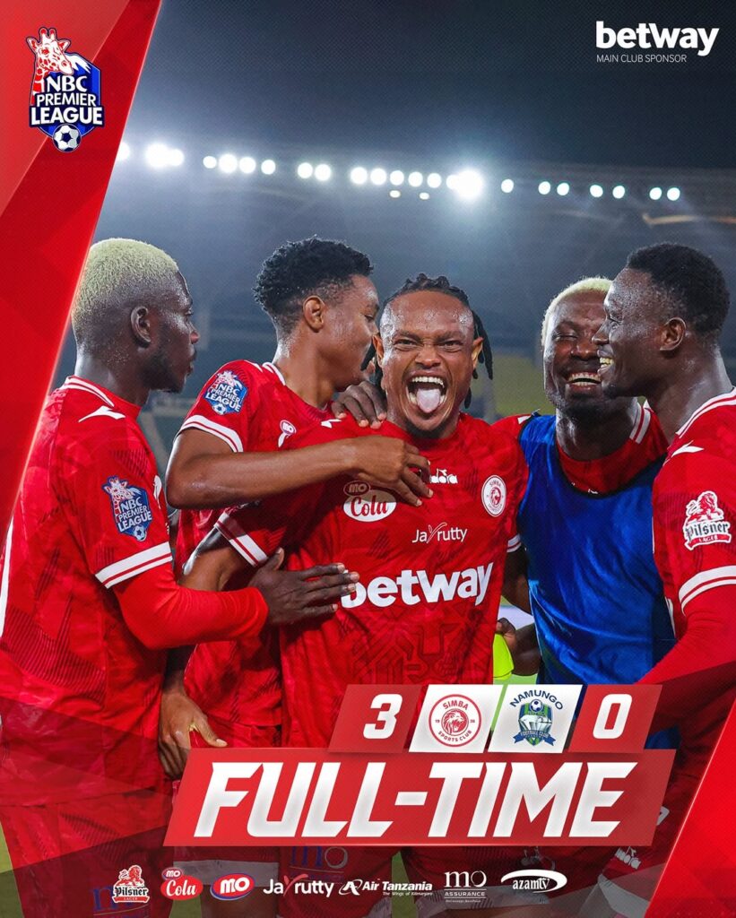 Simba SC Yaigaragaza Namungo FC 3-0 Katika Ligi Kuu